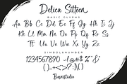Delica Sitteen Casual Handwritten, a Handwritten Font by Basnistudio (Thumbnail 10 of 13)