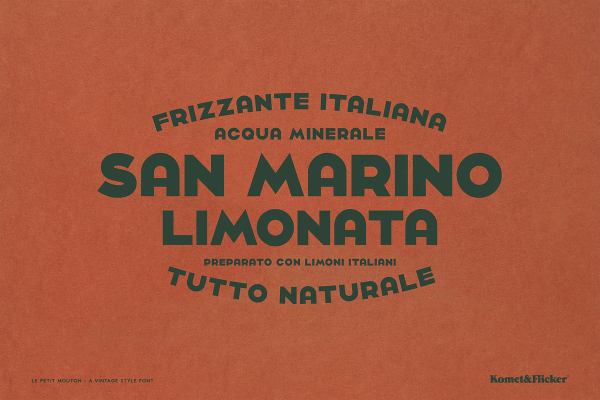 Le Petit Mouton, a Sans Serif Font by Komet & Flicker (Photo 3 of 13)