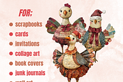 Christmas Turkey Doll Mixed Media, an Object Graphic by GiraffeCreative (Thumbnail 6 of 9)
