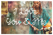 Bohemian Wise Script, a Script Font by Shon Price Fonts (Thumbnail 6 of 6)