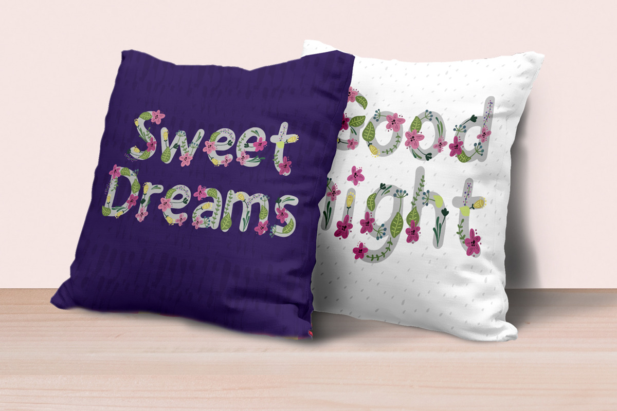 Bloom. Color Spring Font. preview 5