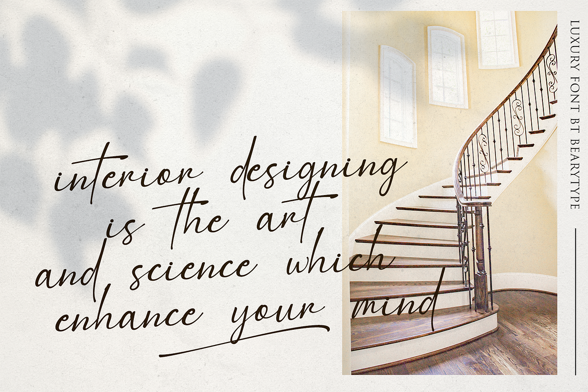 Hellstand // Script Font preview 4
