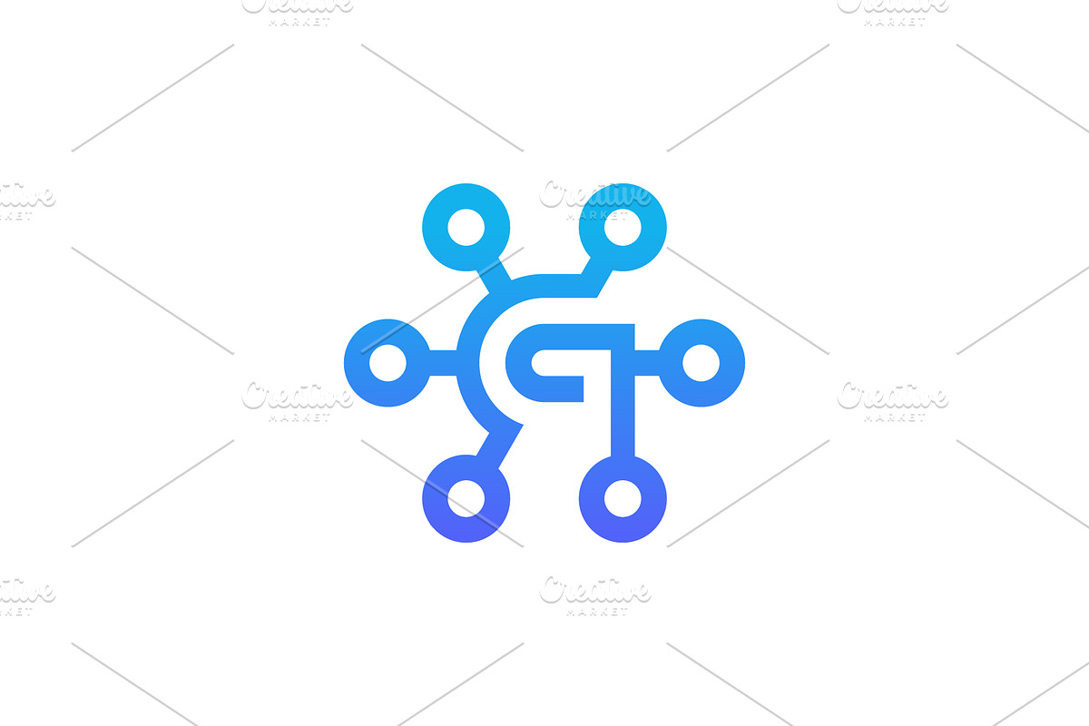 letter G network link digital logo, a Branding & Logo Template by Rasagama Studio