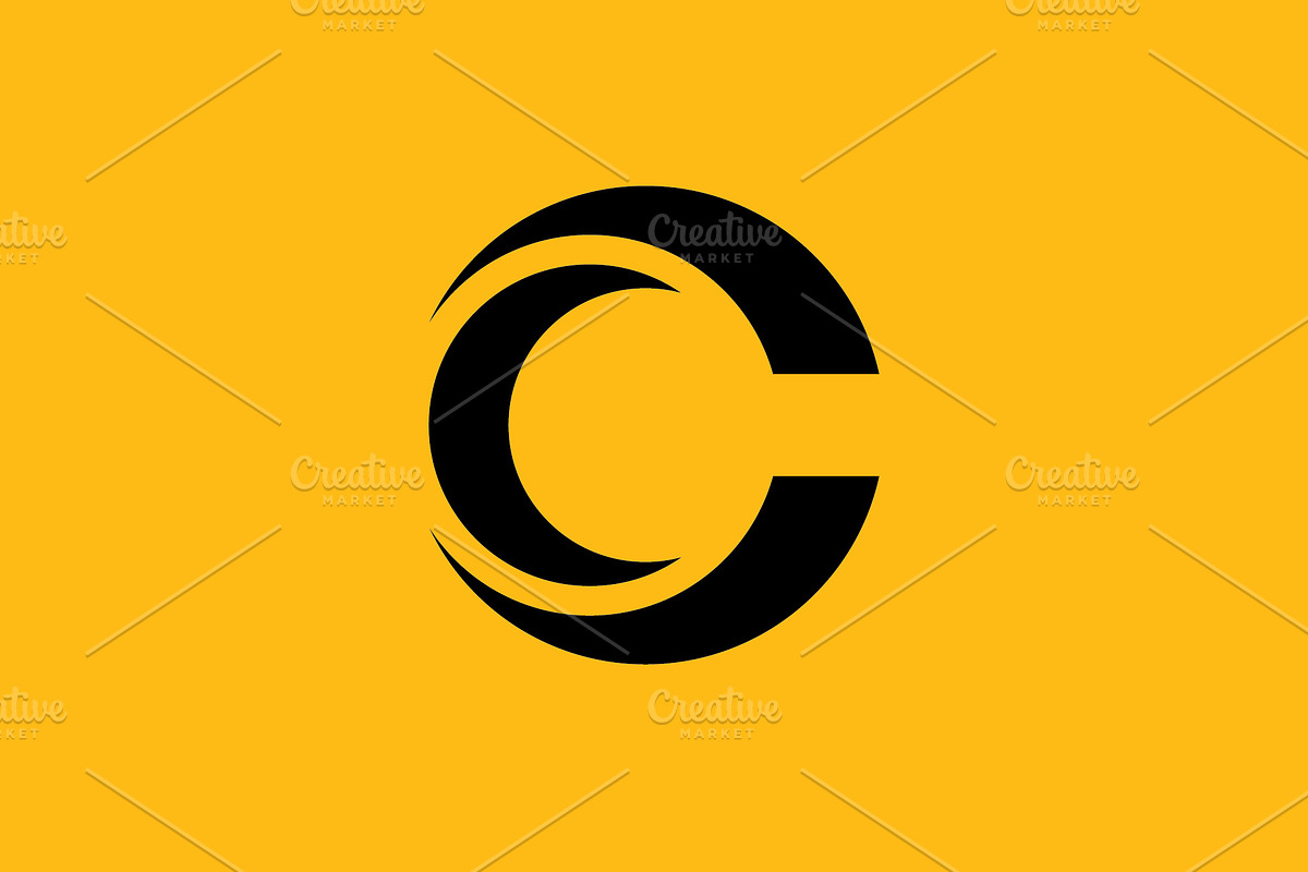 C Logo Design and template. Creative, a Branding & Logo Template by T.Vooka