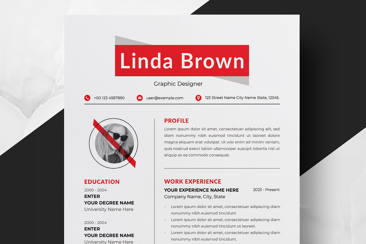 Business Style Resume with Cover, a Resume Template by ResumeInventor (Photo 1 of 6)