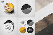 Circular Coaster Mockup, a Product Mockup by Denny's Mock-ups (Thumbnail 8 of 9)