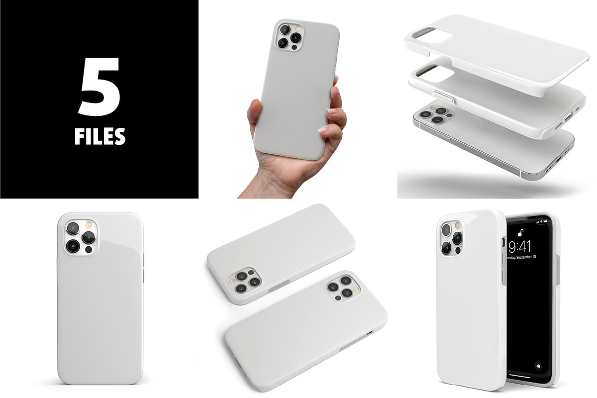 Phone 12 Pro Tough II Case Mock-up, an iPhone Mockup by Colatudo Store (Photo 2 of 9)
