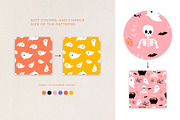 Happy halloween. Patterns & clipart., a Pattern Graphic by Getalo Viktoriia (Thumbnail 5 of 11)