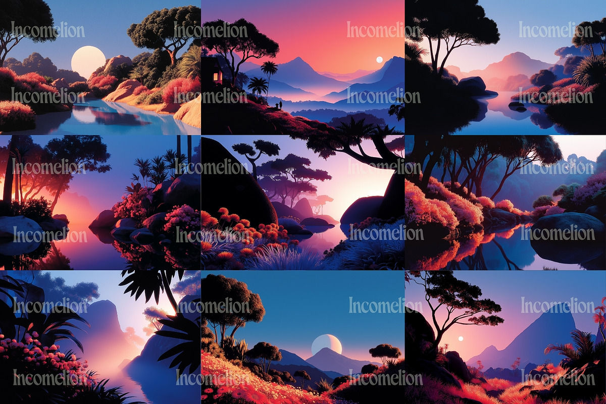 40 Garden of Eden Illustrations, a Decorative Illustration by Incomelion (Photo 4 of 12)