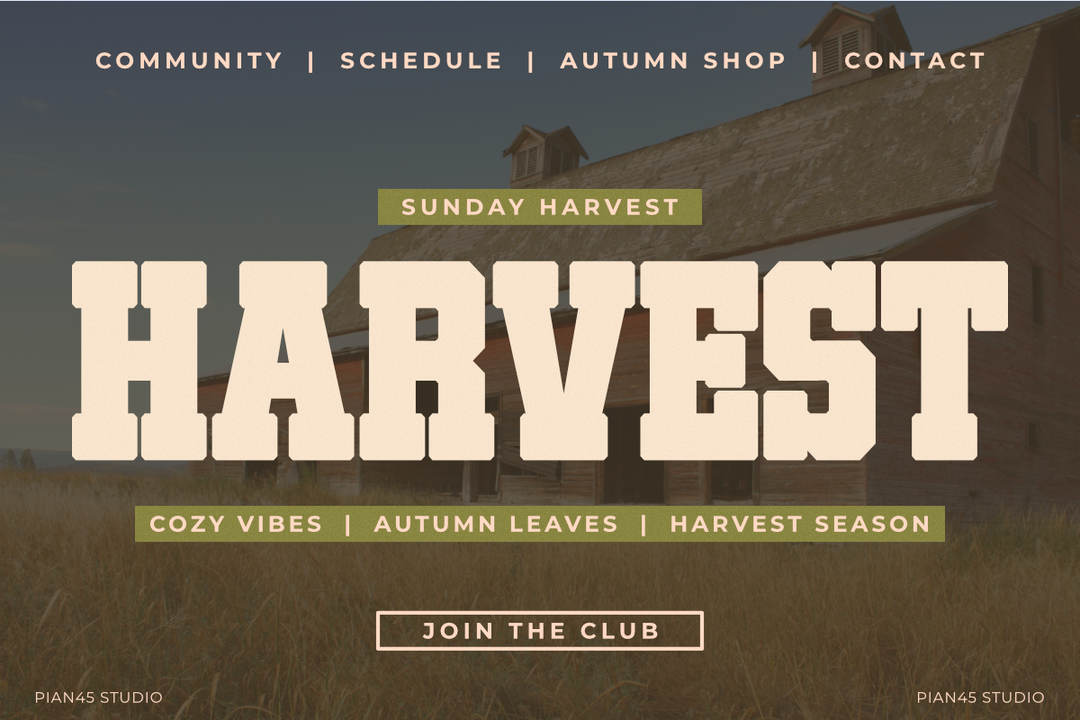 Harvest Varsity - Slab Serif Font, a Slab Serif Font by Pian45 Studio (Photo 5 of 8)