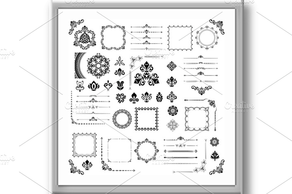 Vintage Big Set of Classic Vector, a Pattern Graphic by FineArtStudio (Photo 2 of 3)