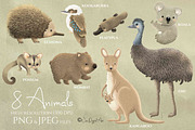 Australian Animals Collection, an Animal Illustration by Jen Digital Art (Thumbnail 5 of 9)