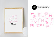 Coquette cherries and bows, a Decorative Illustration by yabluko_draws (Thumbnail 3 of 8)