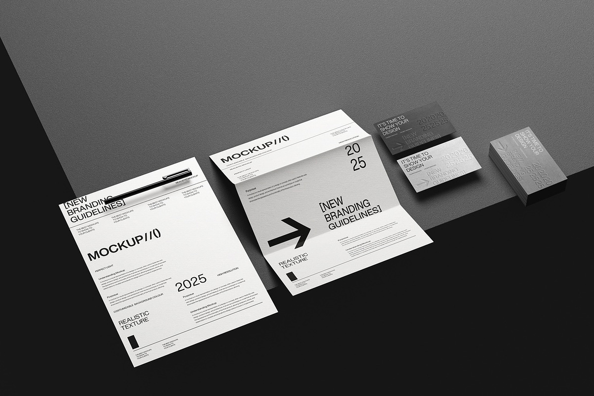 Modern Stationery Branding Mockup, an Advertising Mockup by East Gallery (Photo 2 of 15)
