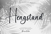 Hengstand Handwritten Font, a Handwritten Font by Basnistudio (Thumbnail 1 of 10)
