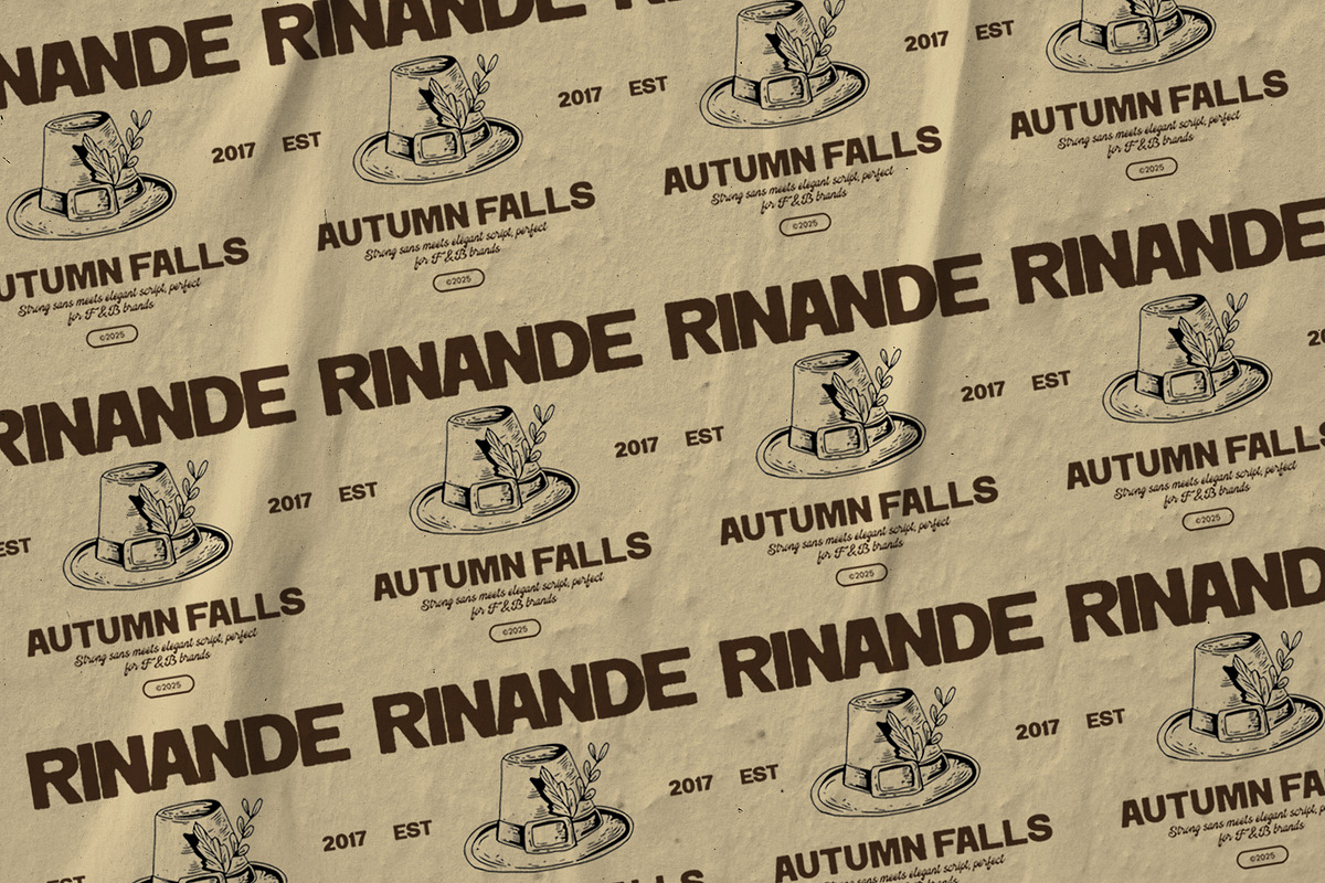 Cerline Rinande - HandDrawn Font Duo, a Handwritten Font by Inviline.co (Photo 2 of 15)