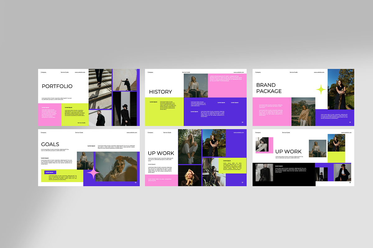 Service Guide Presentation Template preview 8