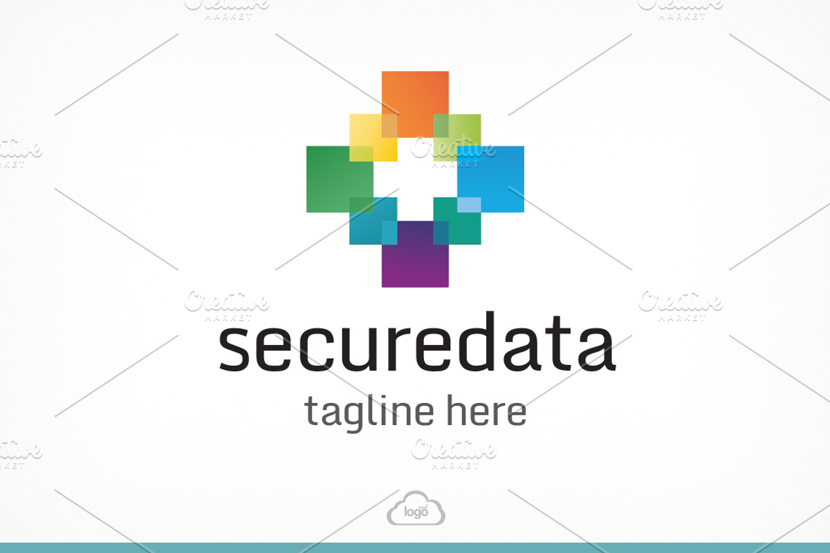 Secure Data Logo Template, a Branding & Logo Template by Logo Heaven (Photo 1 of 5)
