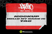 Mockup Hello my name is tag, a Mockup by HYPER HIROⓇ (Thumbnail 1 of 4)