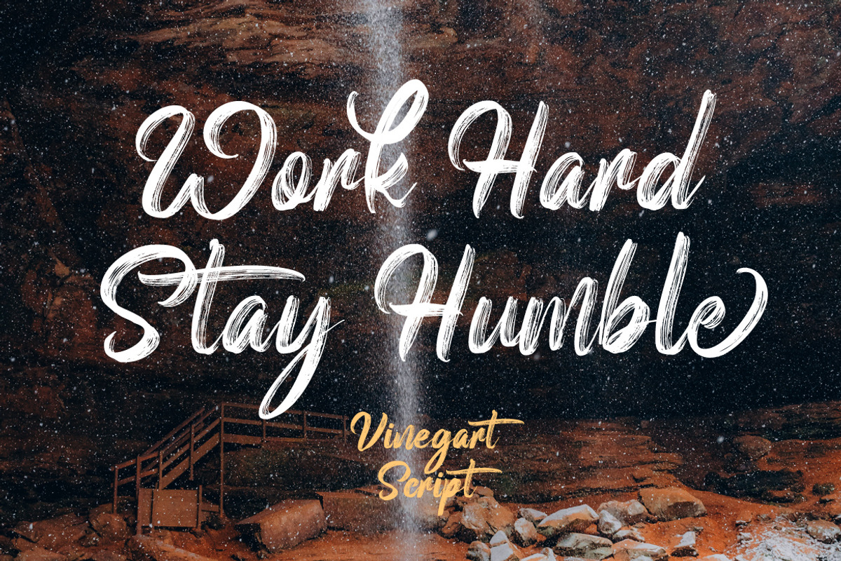 Vinegart - Handwritten Font preview 8