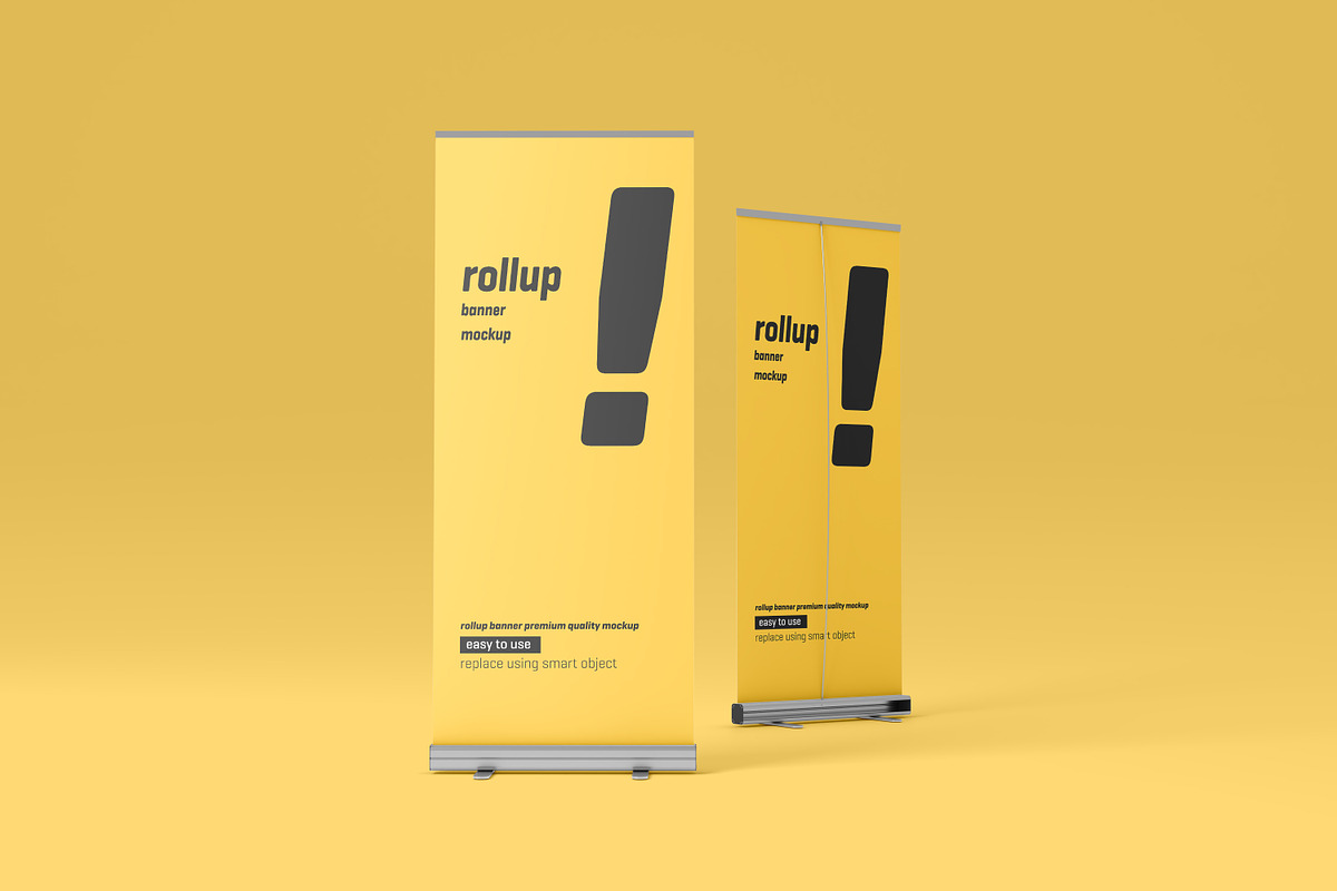 Roll Up Banner Mockup, an Advertising Mockup by Toasin Studio (Photo 6 of 23)