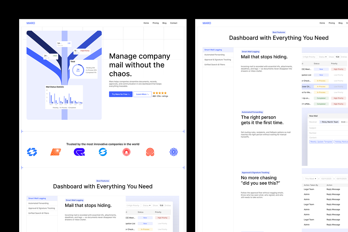 SAAS Product Framer Template, an UI Kit Template by Rozepaars Design (Photo 2 of 5)