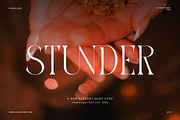 Stunder Modern Elegant Serif Font, a Serif Font by Elegant Font (Thumbnail 1 of 8)