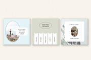 Modern Wellness Instagram Templates, a Social Media Template by denofdreamers (Thumbnail 4 of 6)