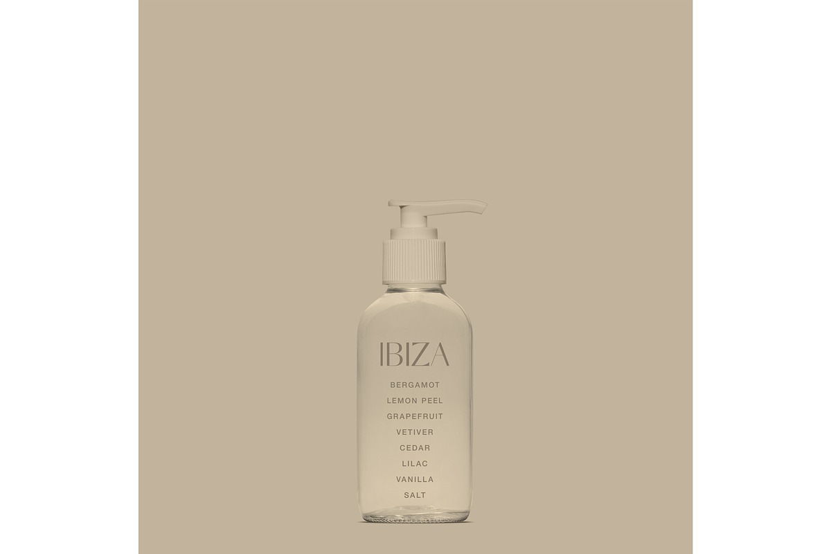 Glass Cosmetic Pump Bottle Mockup, a Pens & Pencil Mockup by Copal (Photo 9 of 17)