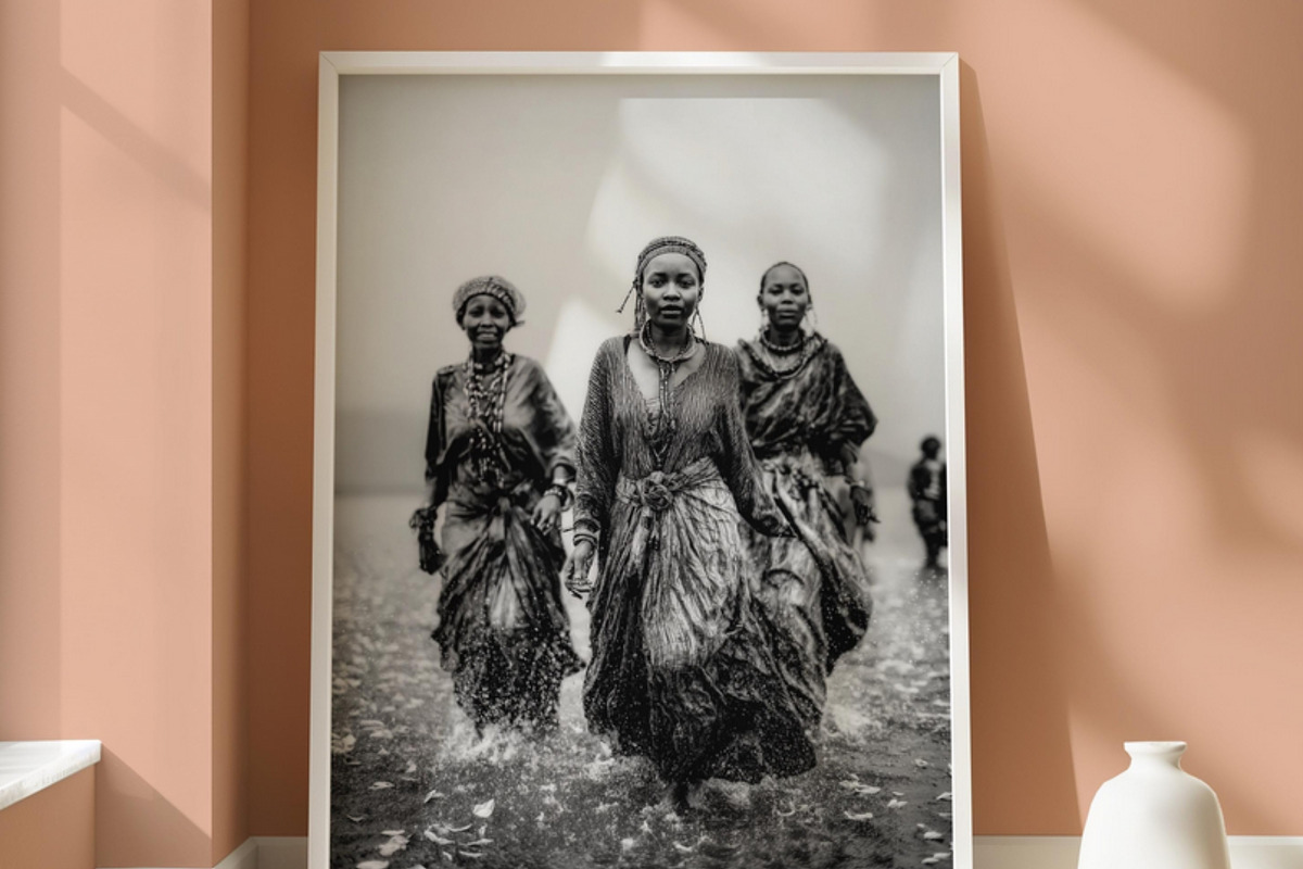 African in Spring Wall Art Set, a Decorative Illustration by PrintablesByFranklyn (Photo 8 of 17)