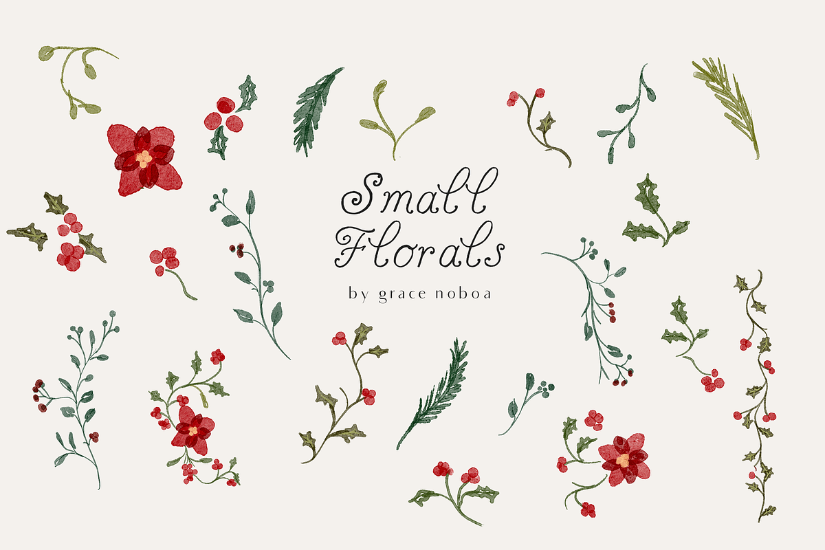 Christmas holiday frames backgrounds, a Background Graphic by Grace Noboa Illustrations (Photo 4 of 13)