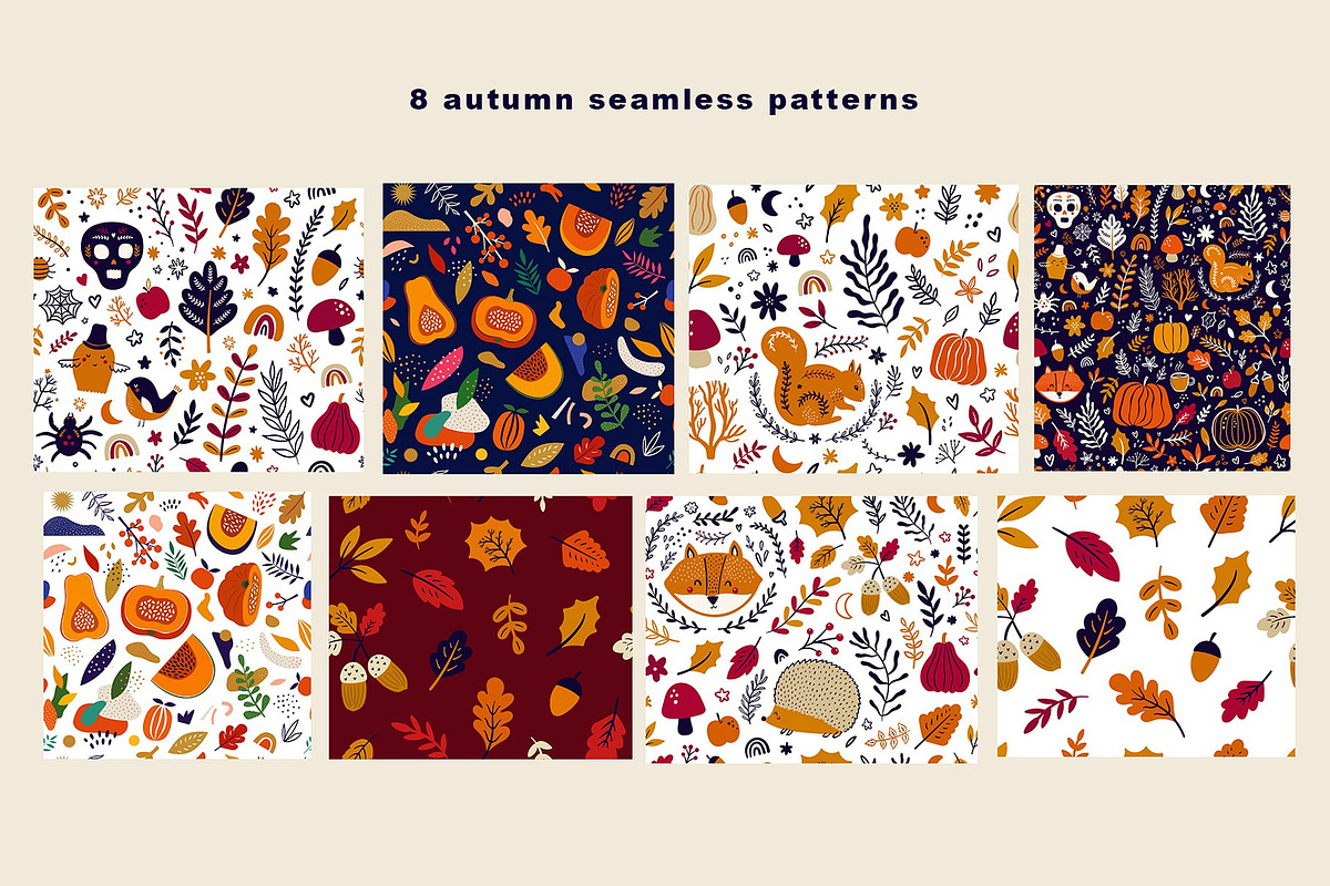 Autumn Bundle, a Decorative Illustration by MoleskoStudio (Photo 13 of 30)