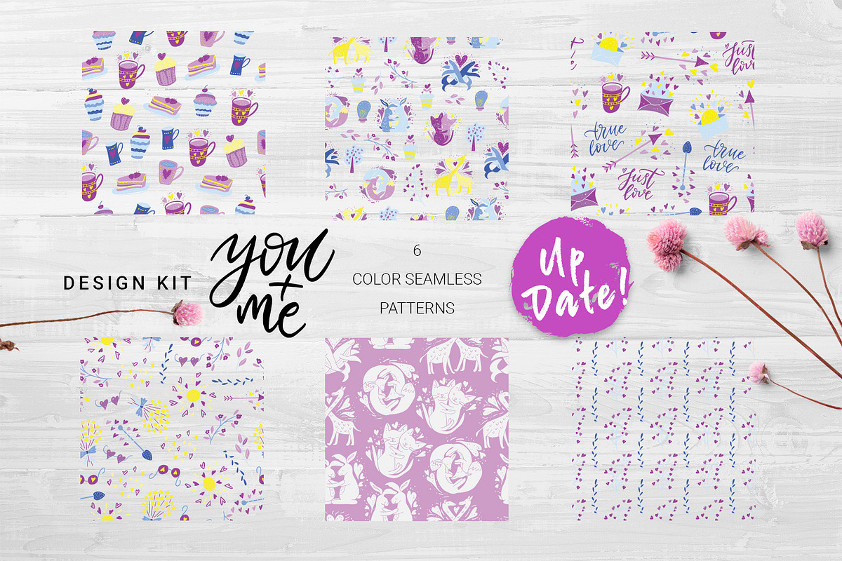 You + Me: hand drawn design kit, an Object Graphic by Gray Cat Graphics (Photo 18 of 21)