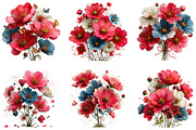 Spring Cosmos Flower Clipart, an Illustration by CraftArtStudio (Thumbnail 4 of 6)