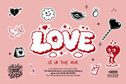 Love Icon & Sticker Set – Hand-Drawn, an Outline Icon by dicreate (Thumbnail 1 of 13)