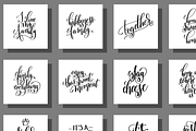 set of 100 lettering posters, a Decorative Illustration by karakotsya (Thumbnail 2 of 7)