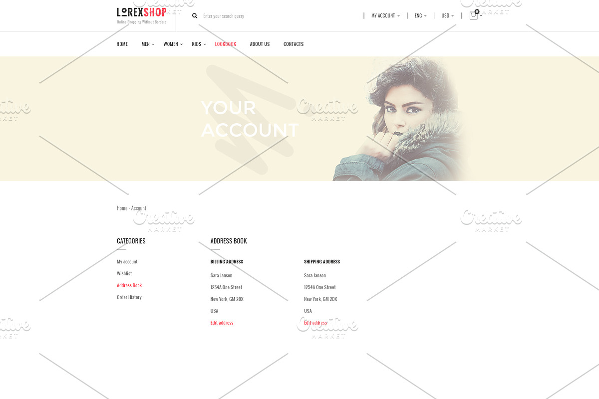 LOREX - E-commerce PSD Templates, a Websites & App Template by ArtStyles (Photo 23 of 26)