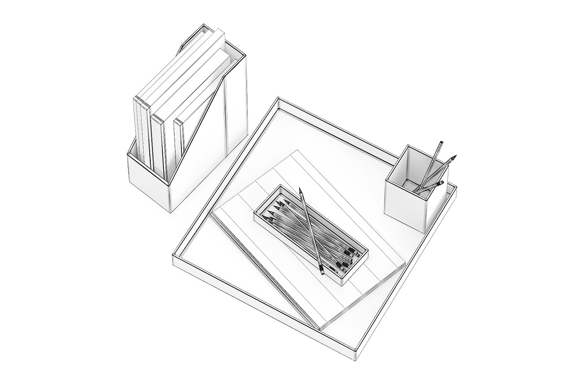 Desk Utensils, an Object 3D Model by CGAxis (Photo 6 of 6)