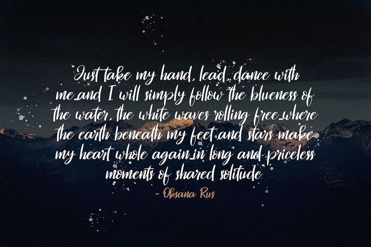 Hontizema - Handwritten Font, a Script Font by StringLabs (Photo 8 of 12)