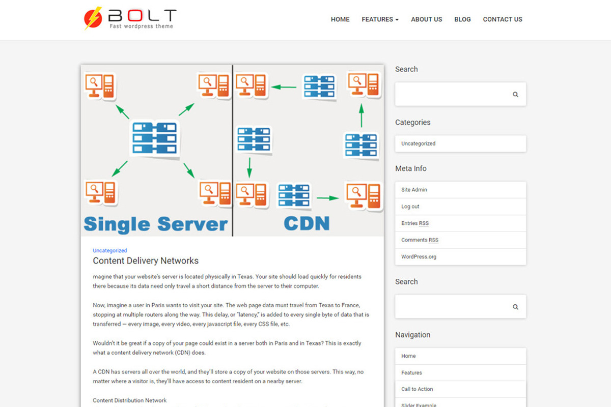 Bolt - Fast WordPress Theme, a WordPress Template by Fast WordPress Themes (Photo 4 of 6)