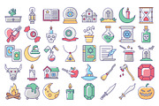 Witchy Magic Vector Icons Pack, a Solid Icon by Vector Portal (Thumbnail 2 of 4)