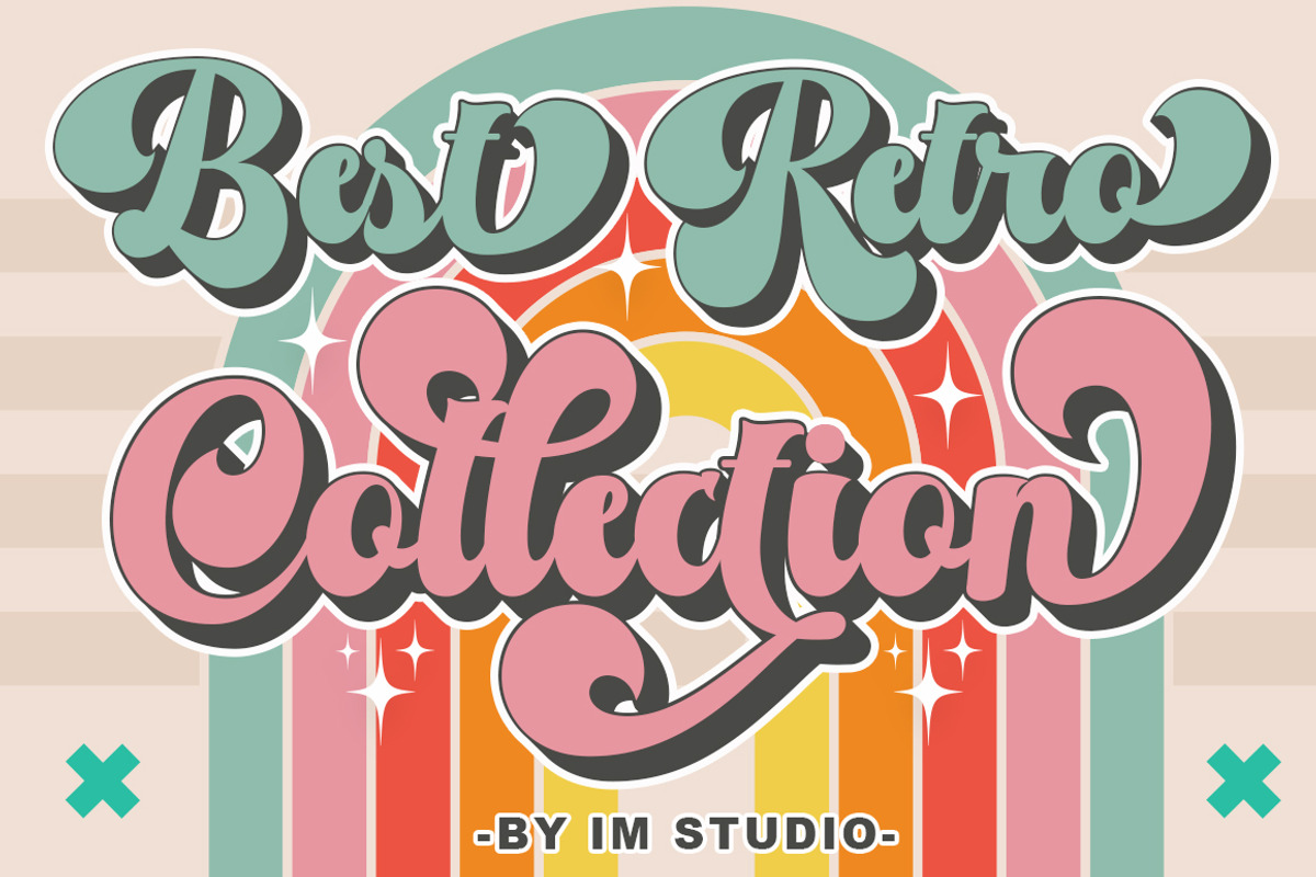 Magic Retro, a Script Font by IM Studio (Photo 6 of 8)