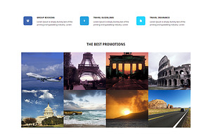 Fly Away Responsive One Page Theme