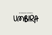Umbira, a Handwritten Font by dailygraphic (Thumbnail 1 of 7)
