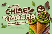 Choko Theo - Chocolate Display Font, a Handwritten Font by twinstd (Thumbnail 3 of 10)