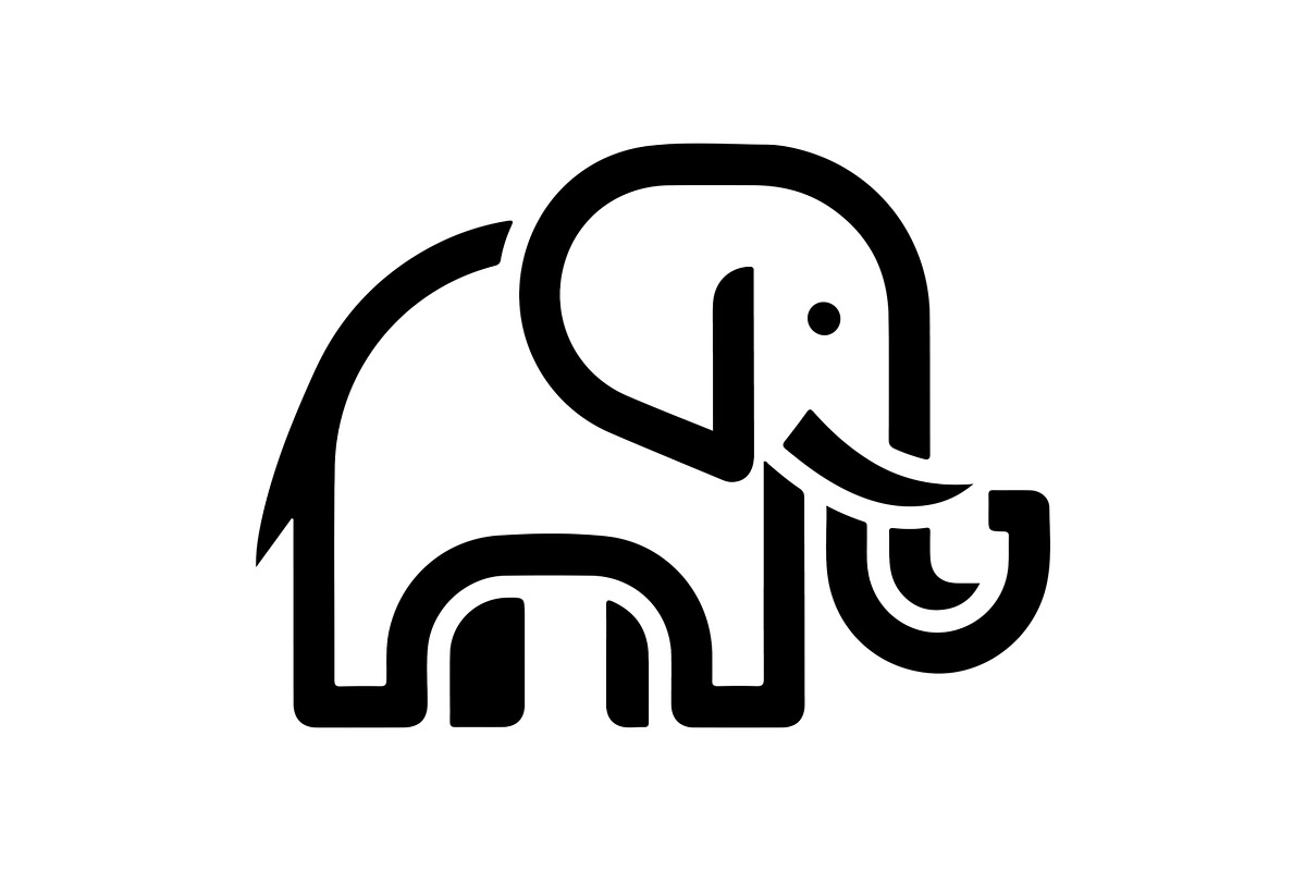 Elephant Vector Elements Bundle, an Animal Illustration by balal (Photo 14 of 17)