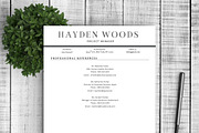 Resume Template Hayden, a Resume Template by Resume Template Shoppe (Thumbnail 5 of 5)
