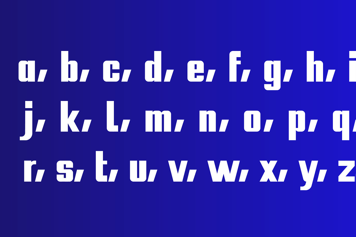 BLUE BLOCK, a Font by FontMasons (Photo 4 of 4)