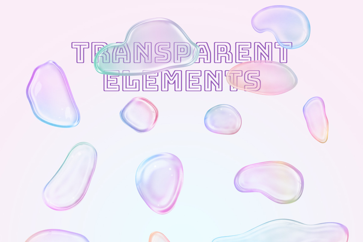 Retro Gradient bg's& Liquid Elements, an Object Graphic by CreativeFolks (Photo 6 of 13)