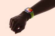 24 Watch Series 11 in Hand Mockups, a Wearable Device Mockup by Asylab (Thumbnail 42 of 107)